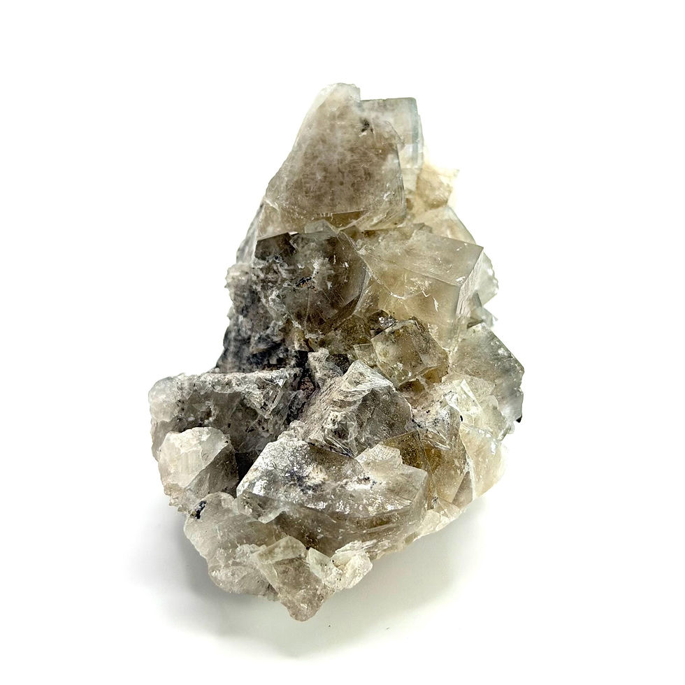 Thumbnail: Rogerley Mine Fluorite Crystal, Natural Mineral Specimen, 150g