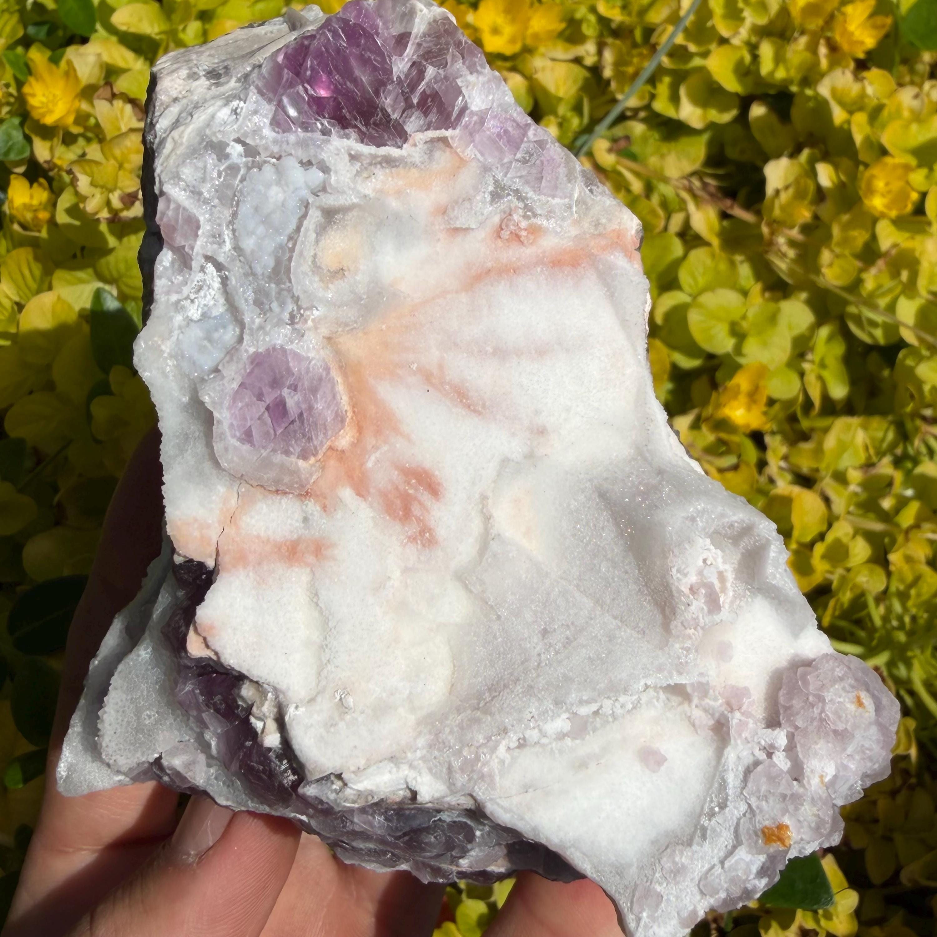 Purple Fluorite with Quartz Epimorph - Tombstone, Arizona