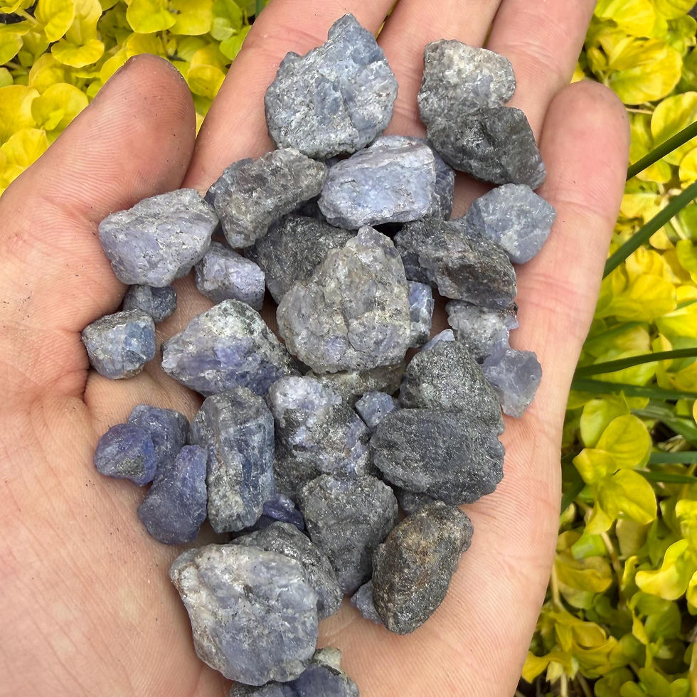 Thumbnail: Raw Tanzanite Crystal Specimen: Blue Tanzanite