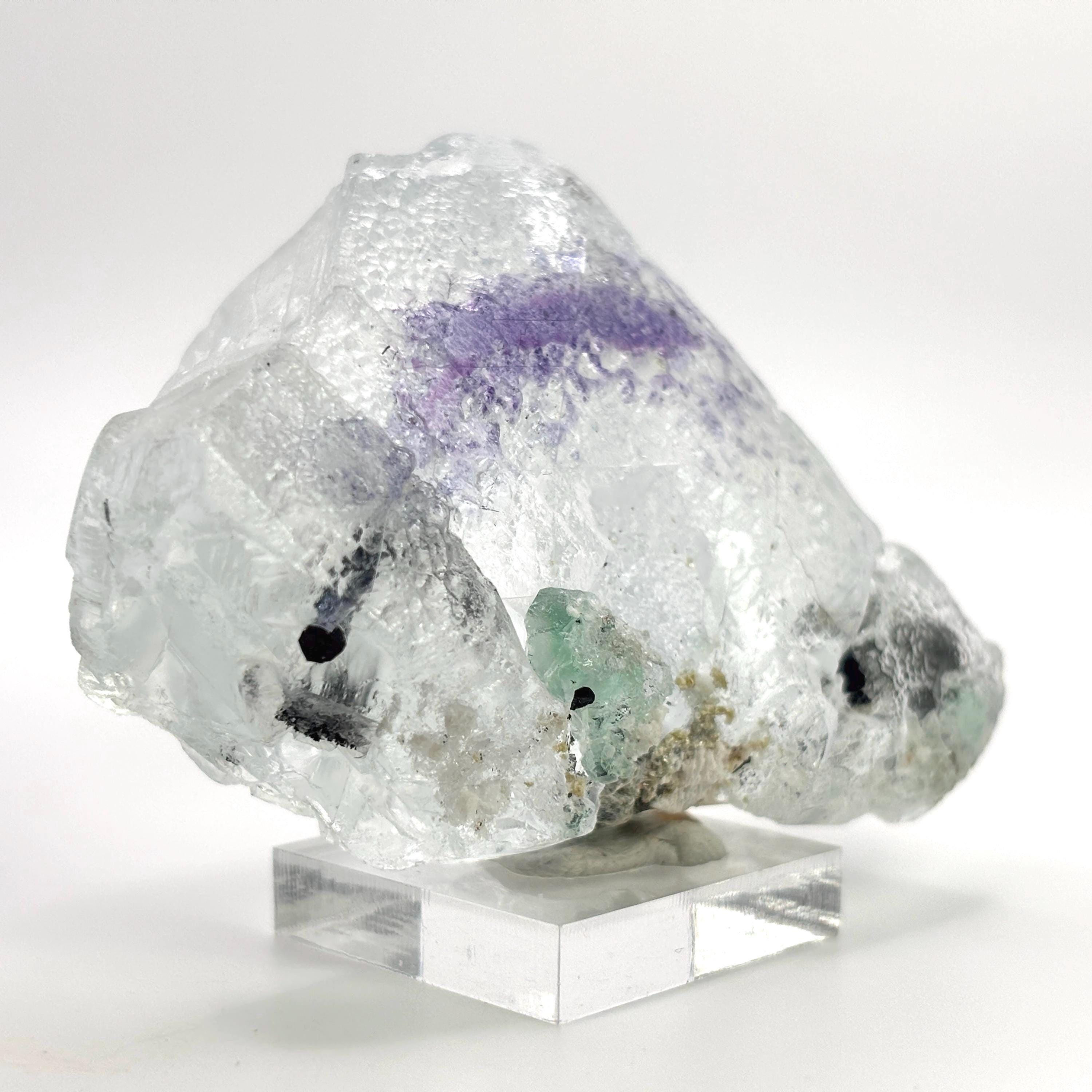 Spinel Law Twin Fluorite Crystal, Natural Erongo Mountains Mineral Specimen