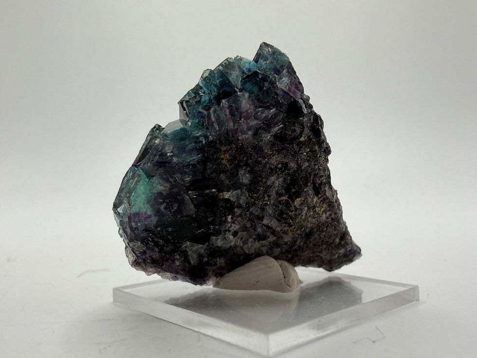 Thumbnail: Butterfly Pocket Fluorite Crystal, Natural Blue Fluorite Specimen, Okorusu