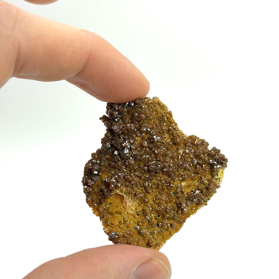 Thumbnail: Vanadanite Crystal Cluster, Natural Moroccan Vanadanite Mineral Specimen, 15g