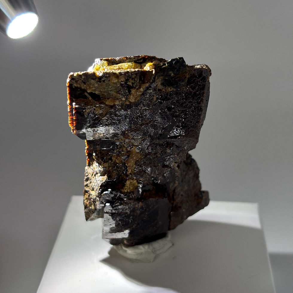 Thumbnail: Titanite var. Sphene Crystal, Natural Brown Sphene from Ontario, Canada, 76g