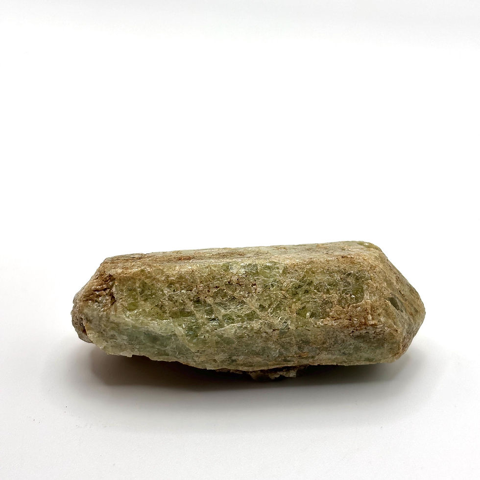 Thumbnail: Terminated Green Apatite Crystal, Ontario Canada, 63g
