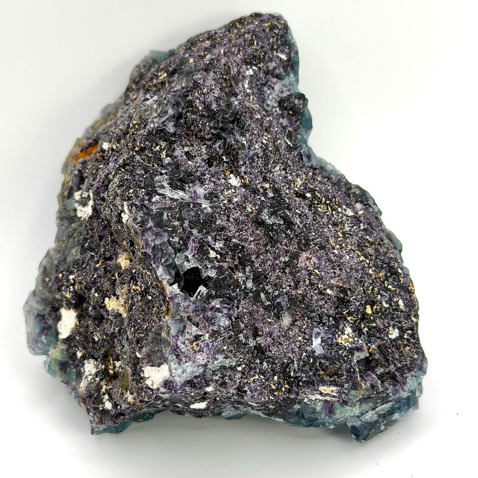 Thumbnail: Blue Okorusu Fluorite Cluster, Purple Butterfly Pocket, Namibia, 251g