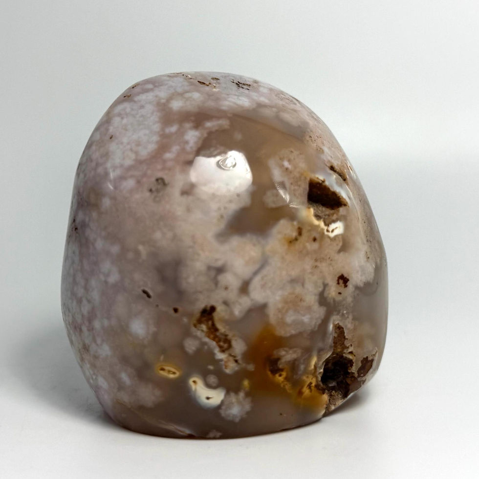Thumbnail: Flower Agate Freeform, Polished Flower Agate Crystal, 280g