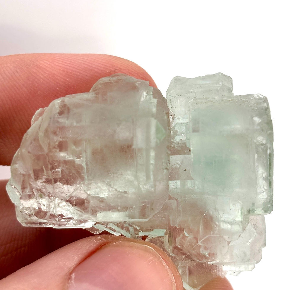 Thumbnail: Green Fluorite Crystal from Xianghualing China, 31g