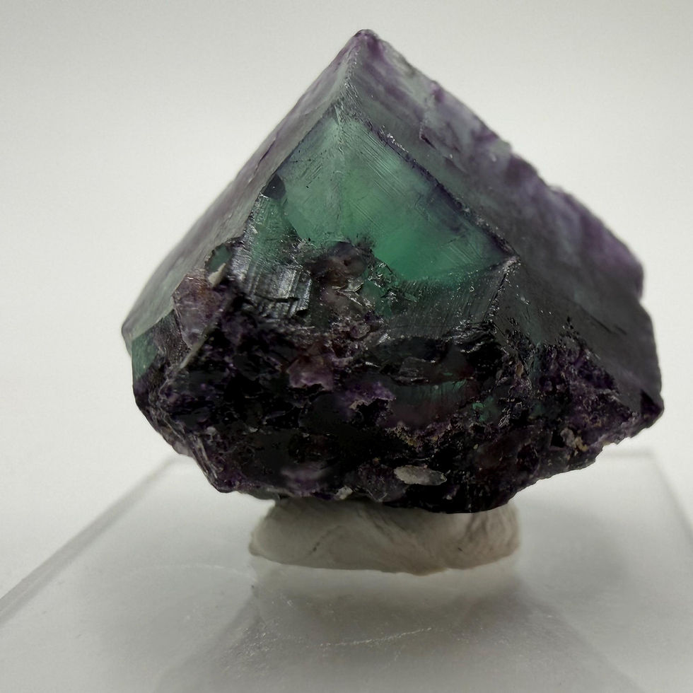 Thumbnail: Tie-Dye Pocket Fluorite Crystal, Okorusu Fluorite Mineral Specimen, 7g