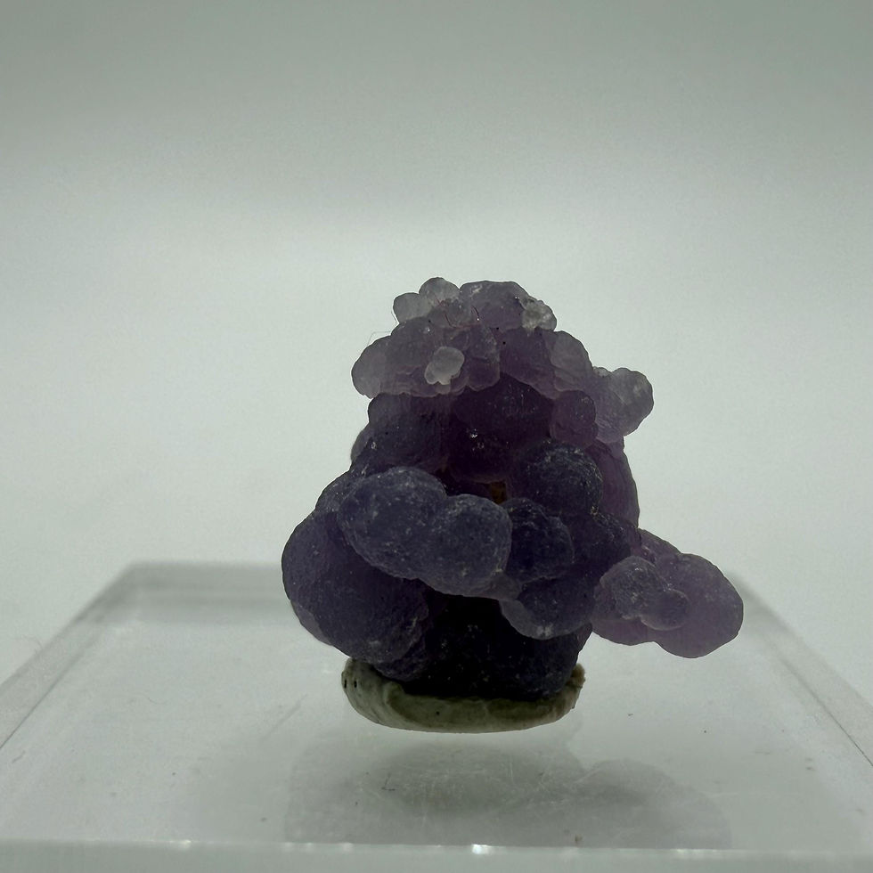 Thumbnail: Grape Agate Crystal: Gobi Desert Agate Specimen