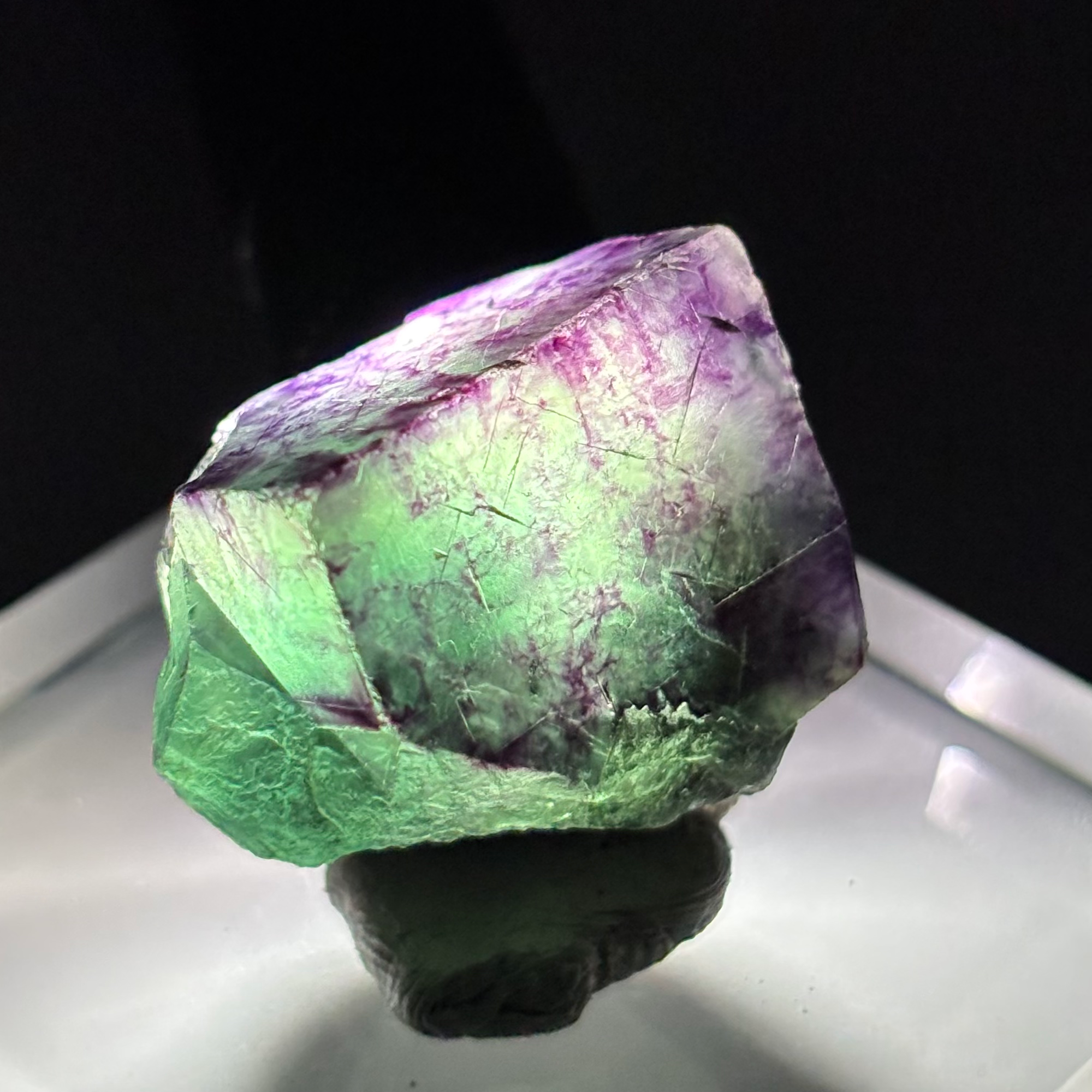 Tie-Dye Pocket Okorusu Fluorite | Mineral Specimen | Fluorite Cube Crystal | Oko