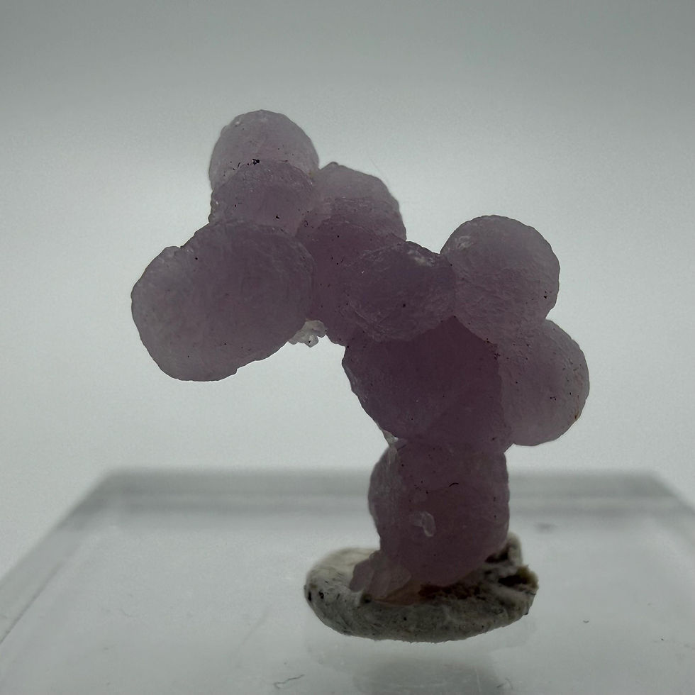 Thumbnail: Grape Agate Crystal: Gobi Desert Agate Specimen