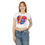 Thumbnail: Cute Lion & Stitch Heart Women's Baby Tee for Disney Lovers