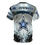 Thumbnail: Unisex Skull & Star Tee - Edgy Graphic T-Shirt for Cowboys Fans