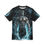 Thumbnail: Mythical Ocean Hero Unisex Cut & Sew Tee - Artistic Graphic Tee for Sea Lovers