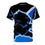 Thumbnail: Unisex Graphic Sports Tee - Bold Blue Lion Design