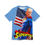 Thumbnail: Superhero Unisex Cut & Sew Tee - American Flag Design