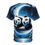 Thumbnail: Cosmic Panda Unisex Cut & Sew Tee - Dreamy Night Sky Design