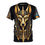 Thumbnail: Anubis Graphic Unisex Cut & Sew Tee - Egyptian Mythology Inspired Shirt