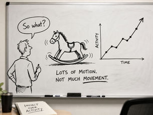 When Activity Gets Mistaken for Impact