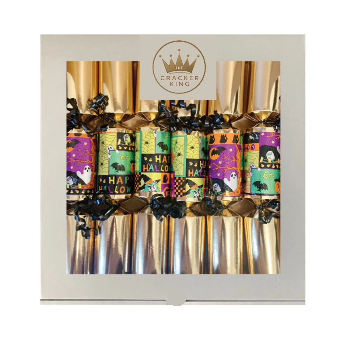 6 Monster Jump Up Halloween Party Crackers