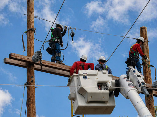 L.I.N.E. students completing electrical lineworker training in Kingston, New York