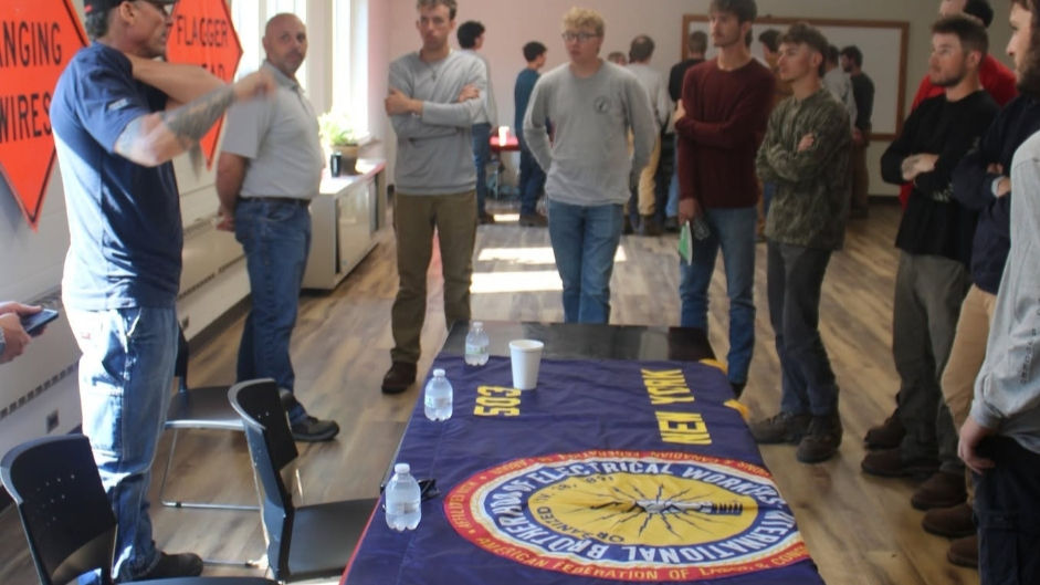 L.I.N.E. students participating in career preparation and employer recruitment activities