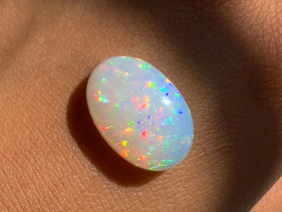 Thumbnail: Natural Untreated Ethiopian Blue Opal Gemstone