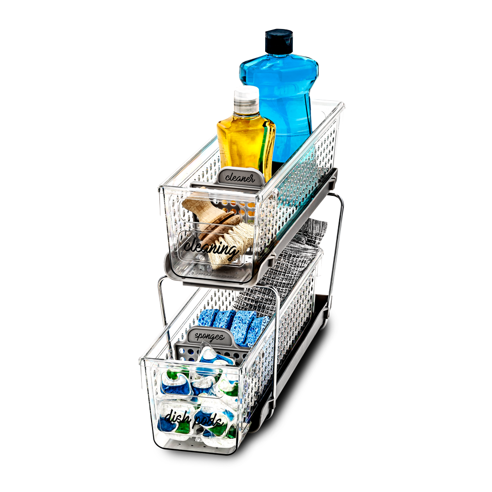 Mini Two Tier Organizer with Dividers