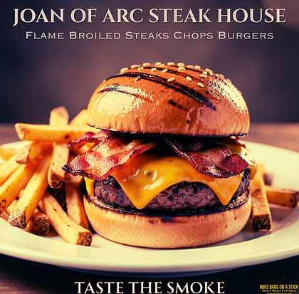 JOAN OF ARC STEAKHOUSE PRINT AD