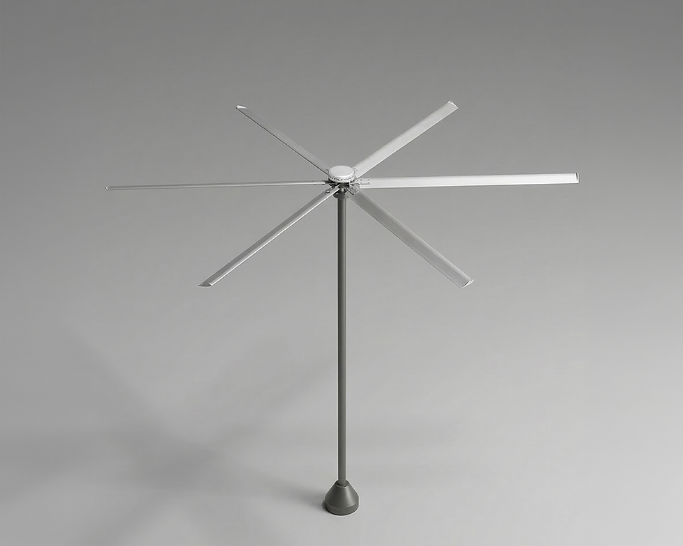 Syclones Nexon outdoor industrial pedestal fan for open-air venues