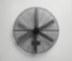 Syclones Stark wall-mounted oscillating industrial fan with cage guard