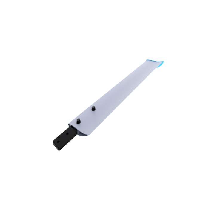 6063-T5 aluminum alloy fan blade with reinforced rib structure for the Stark wall fan