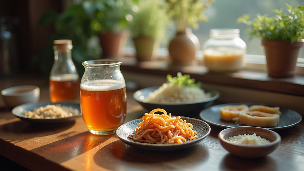 Ingredients for Makgeolli