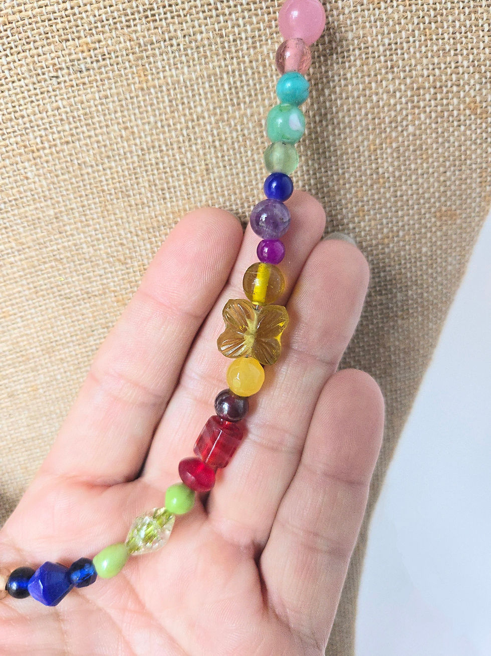 Thumbnail: Rainbow Butterfly Necklace