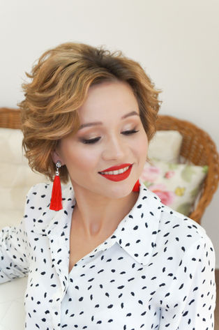 Укладка на короткие волосы