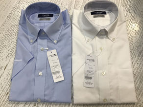 パナマ織イージーケアメンズ半袖入荷