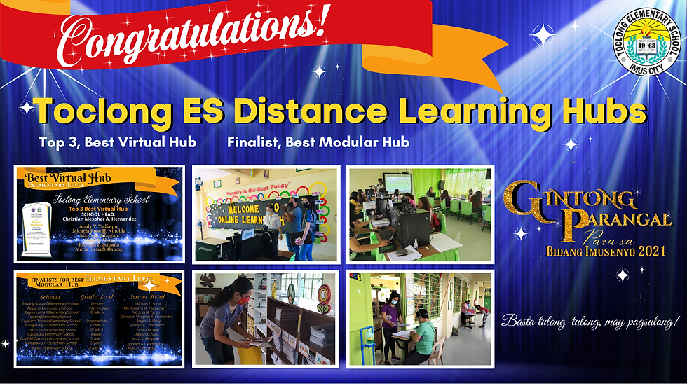 Toclong ES Distance Learning Hubs