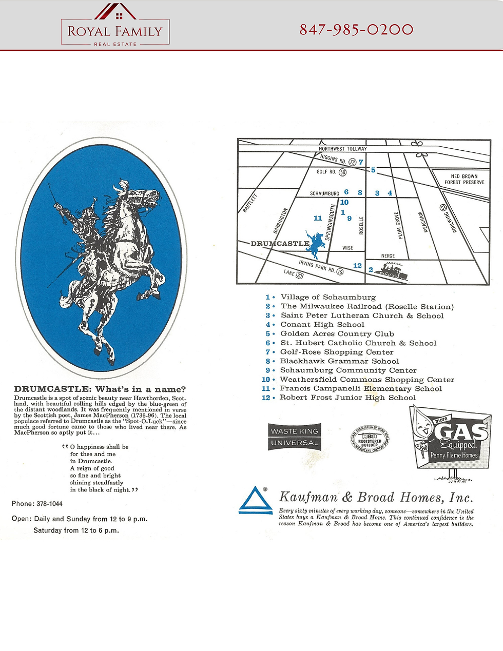 What's in Drumcastle, Village of Schaumburg