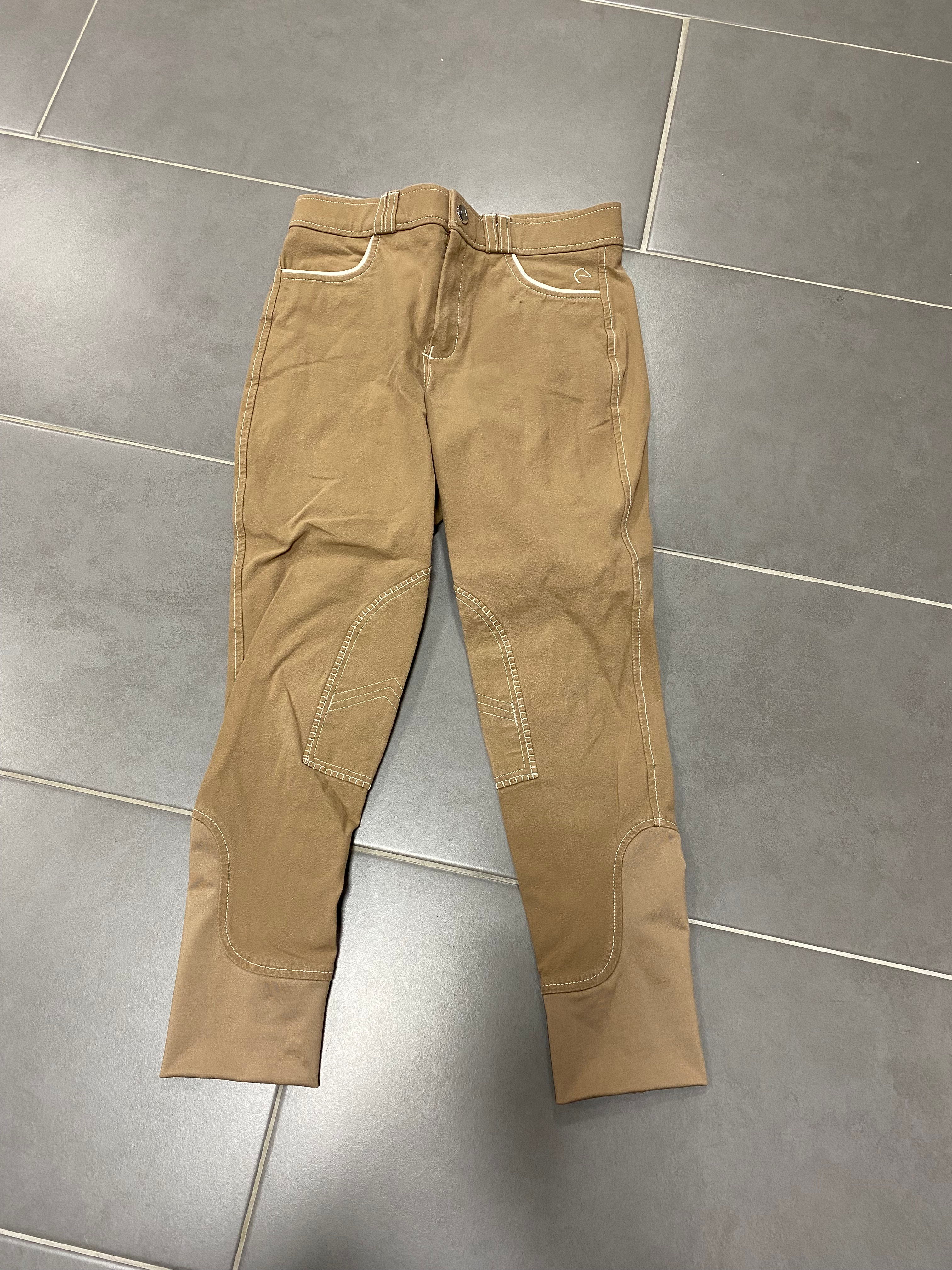 9614 pantalon 12ans beige