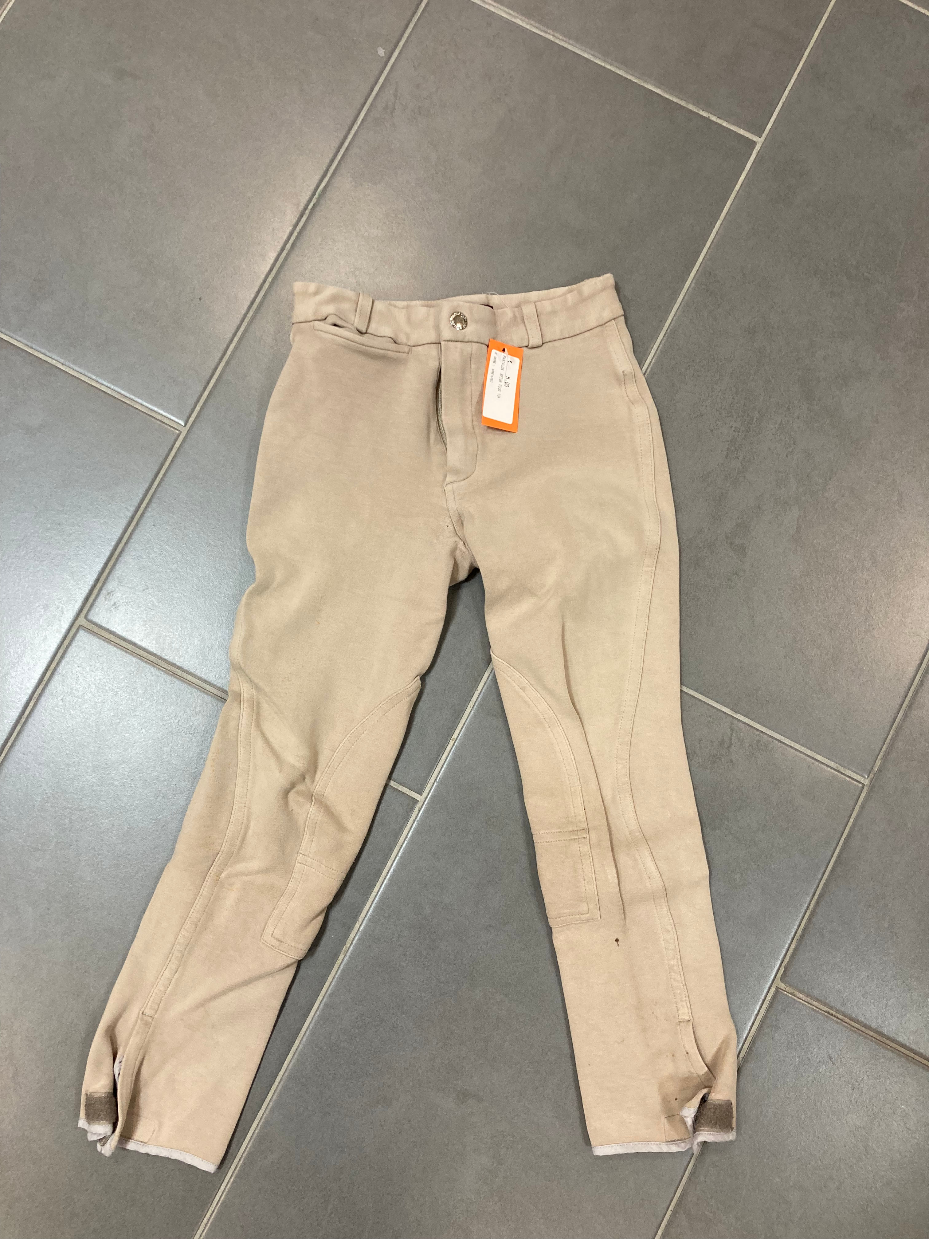 8619 pantalon beige foug 10 ans