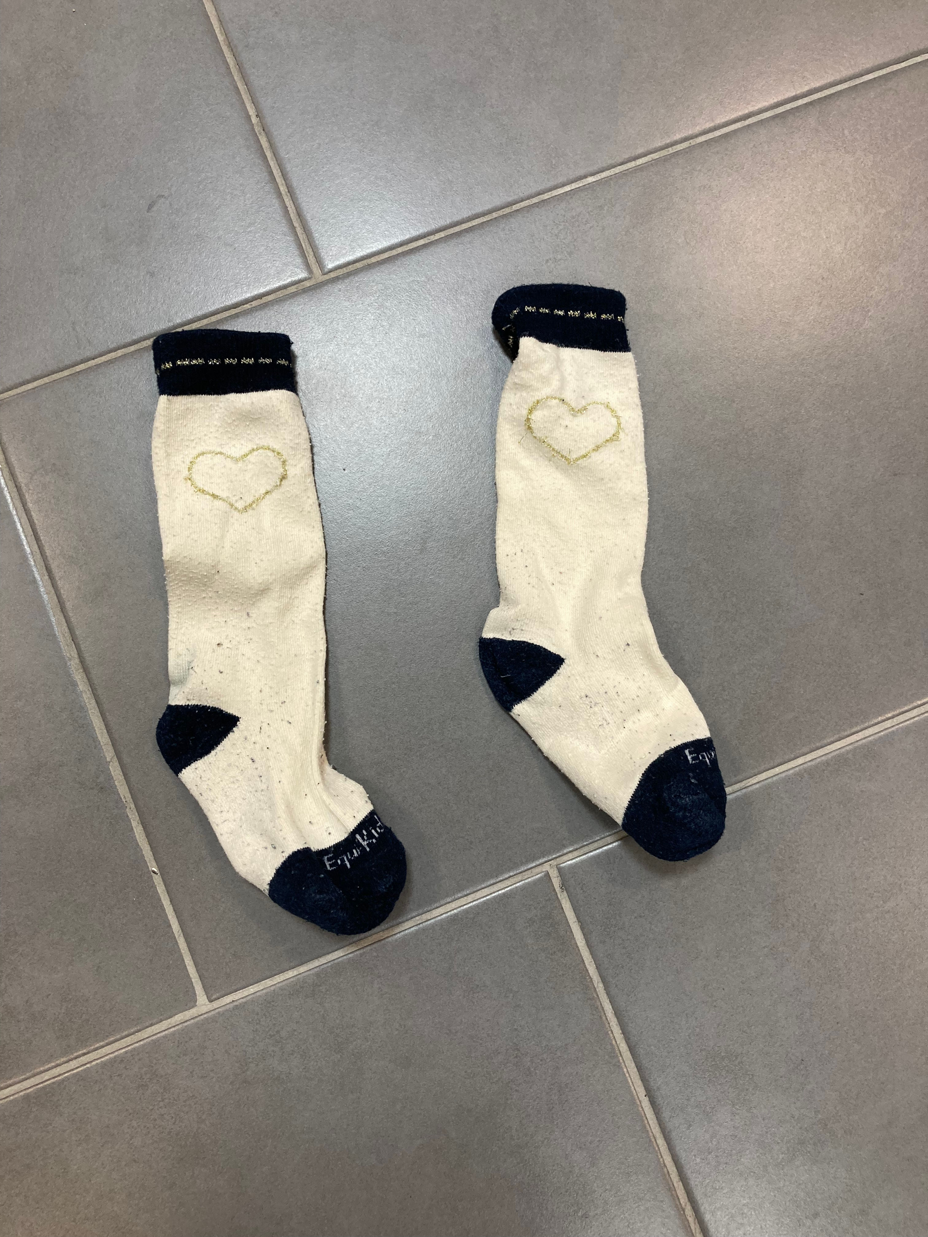 8623 chaussette écrue cœur