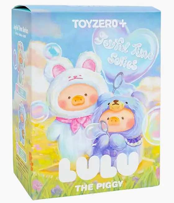 LuLu Piggy 豚Joyful time ブライトボックス(6ピース入り) LuLu The Piggy Joyful Time Series Plush Blind Box – KIKAGoods