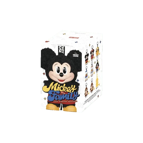 POPMART Mickey Family Cute Together Keychain Series Blind Box