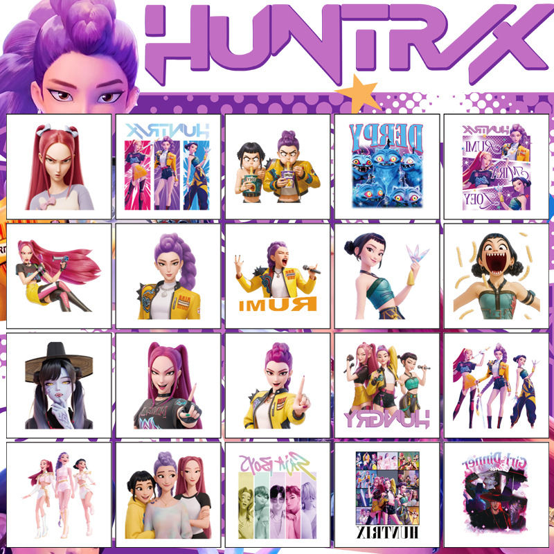 Thumbnail: Kpop Demon Hunter Temporary Tattoo Party Favors Birthday Return Gifts