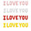 Thumbnail: I LOVE YOU Foil Balloon Letter Set Valentine’s Day Romantic Decoration