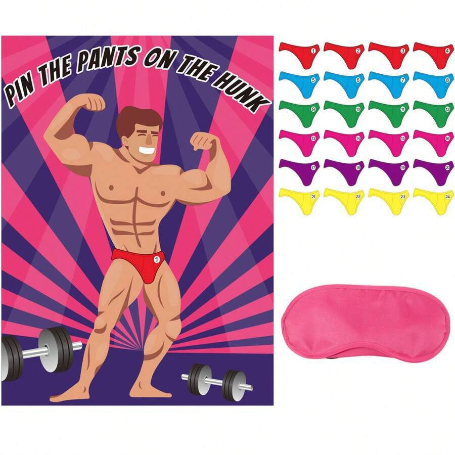 Thumbnail: Bachelor Hens Bridal Party Stag Night Blindfold Party Game