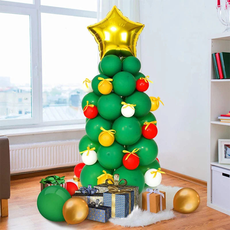 Holiday Shopping DIY Christmas Tree Balloon Set for Christmas Decoration Christmas Tree Christmas Decorations