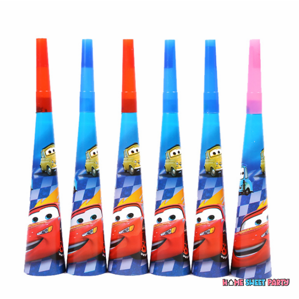 Thumbnail: 136pcs Hot Wheels Lighting MC Queen Birthday Tableware Set - 16 Essential Items