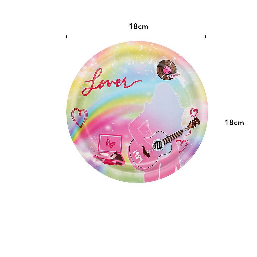 Thumbnail: Taylor Swift Lover Tableware Cutlery Birthday Party Decoration Set