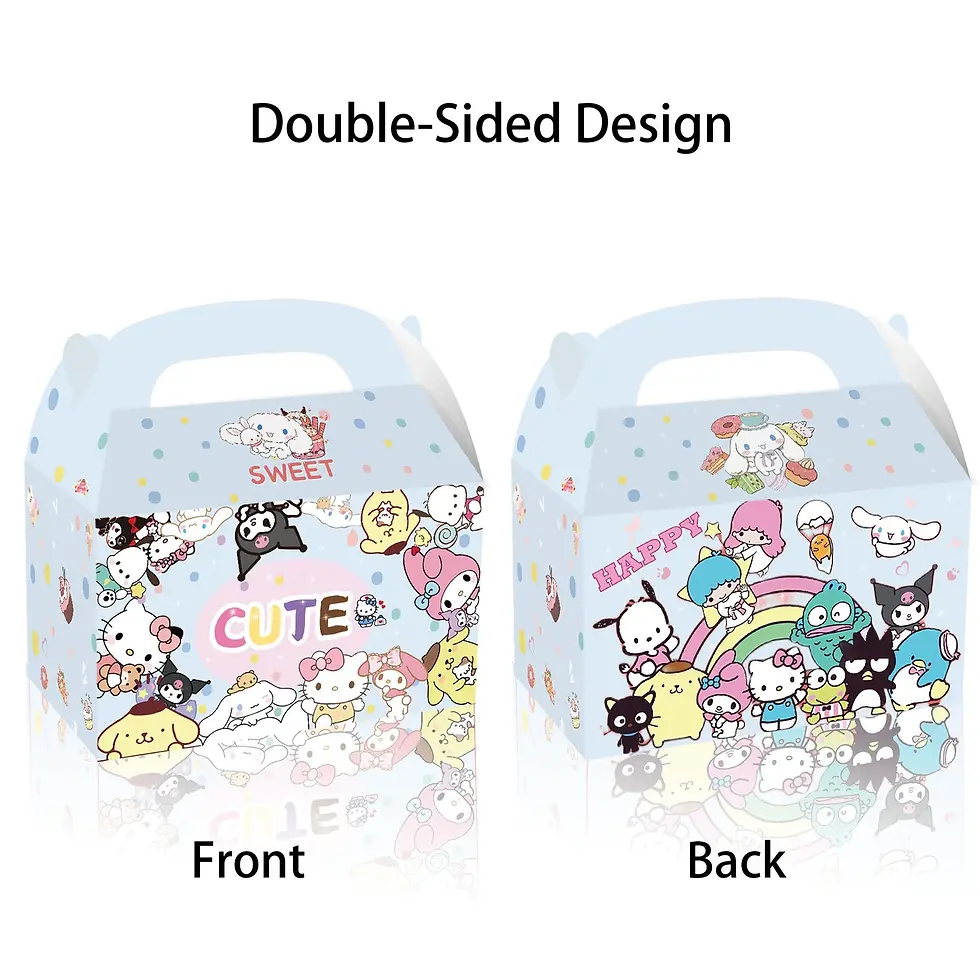 Thumbnail: Hello Kitty Birthday Party Box Loot Box Return Gift Box Kids Party Supplies